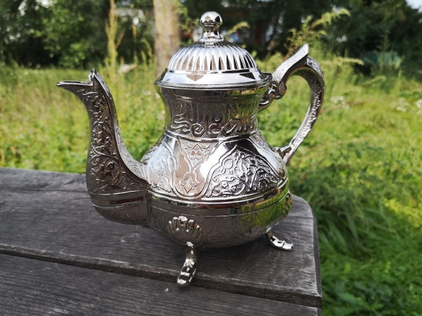 Tee-/ Kaffeekanne 0,75l "Adelheid" (elfensilber)
